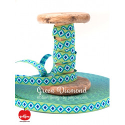 Green Diamond Webband Farbenmix